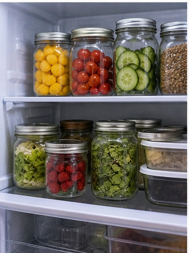 Pantry jar shelf context